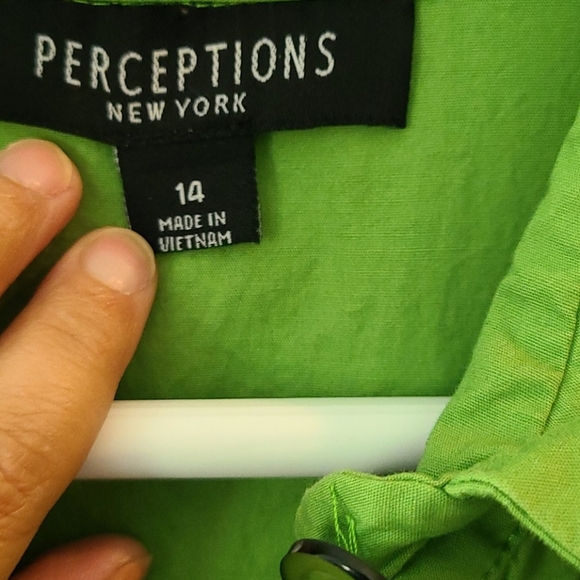 Super Cute Perceptions Button Down Dress 👗 - Picture 2 of 11